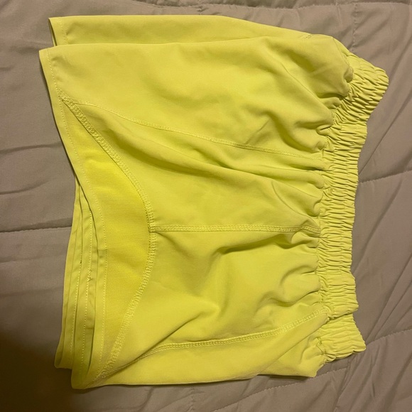 Woman’s bright neon green workout shorts - Picture 4 of 6